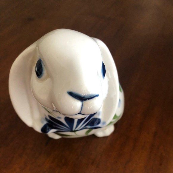 Dansk Ceramic Floral Bunny Rabbit Figurine - Picture 3 of 8